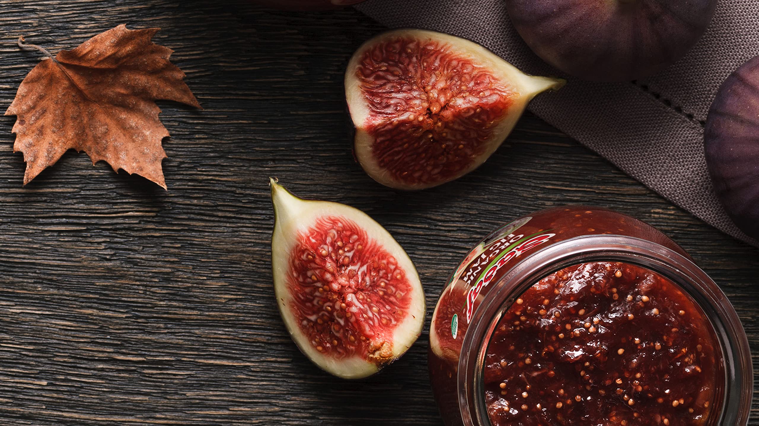 Sadaf Organic Fig Jam - Jelly made from organic figs - Organic jam fig spread - Fig preserves - Fruit spread of fig jam organic -13 oz - Image 3