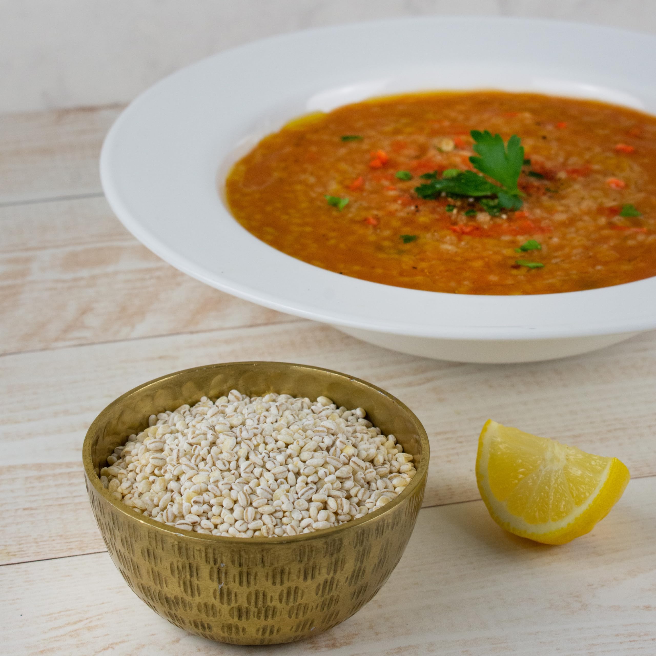 Sadaf Pearl Barley - Pearled Barley Grain for Cooking and Food Flavoring - Cebada en Grano - Kosher - 24 Oz (Pack of 3) - Image 4