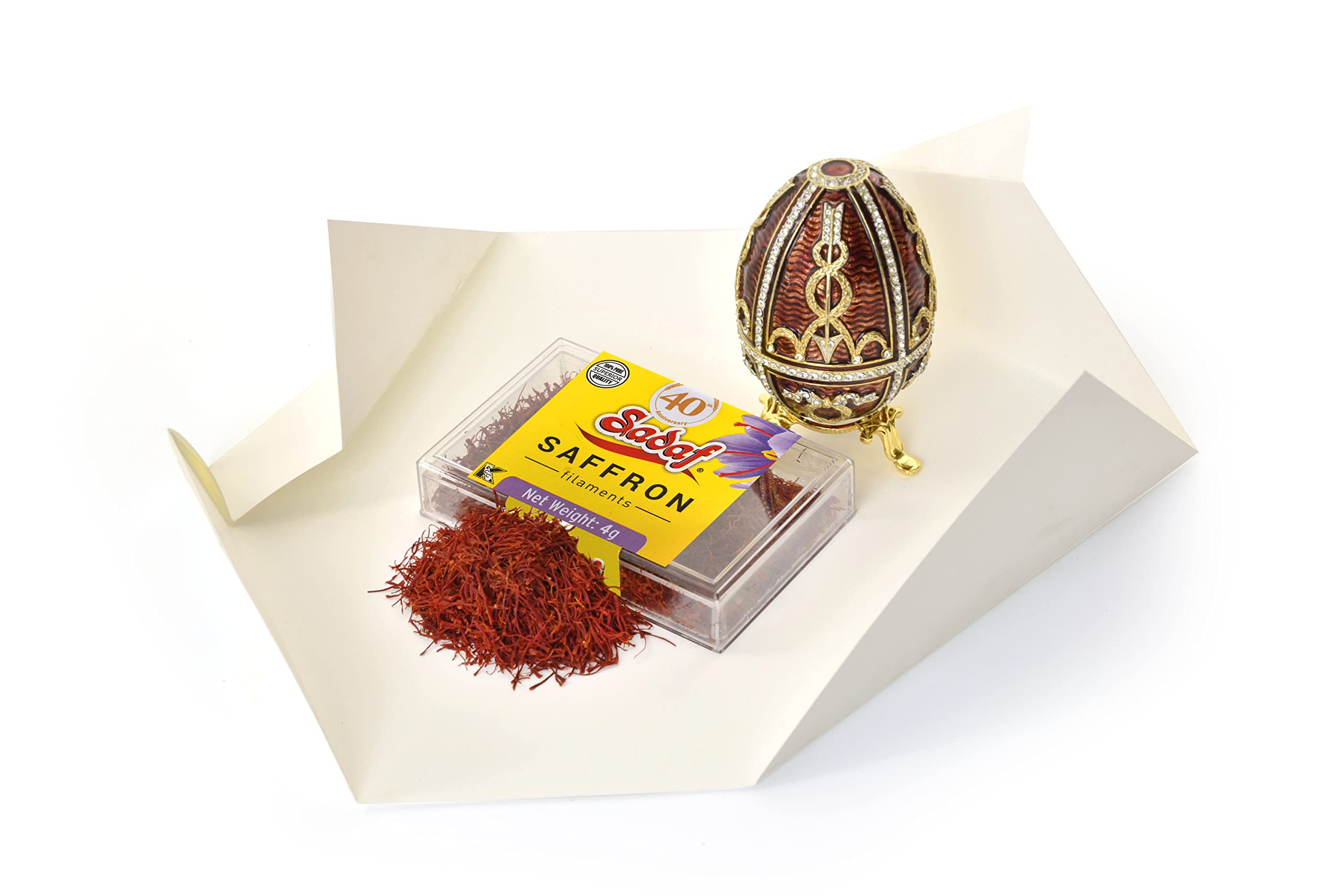 Sadaf Saffron threads for cooking | Fresh Spanish saffron threads | Superior Pure Premium Threads | Perfect for Paella, Risotto, Tea, 100% Natural, No Preservatives, Product of Spain (4 Grams) - Image 3