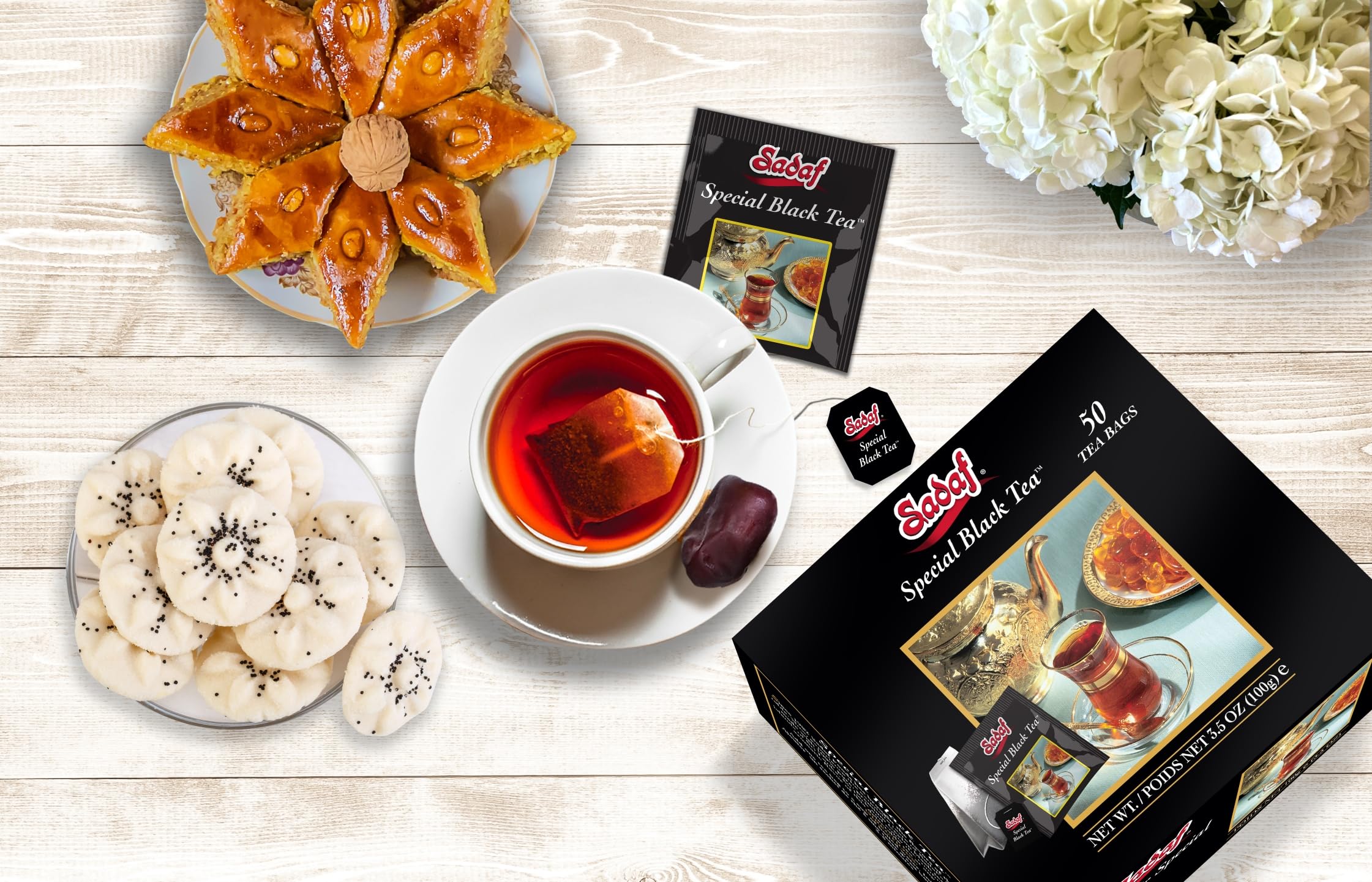Sadaf Special Black Tea Bags - Pure Ceylon Black Tea - Product harvested in Sry Lanka - Kosher - 50 Bags - Image 5