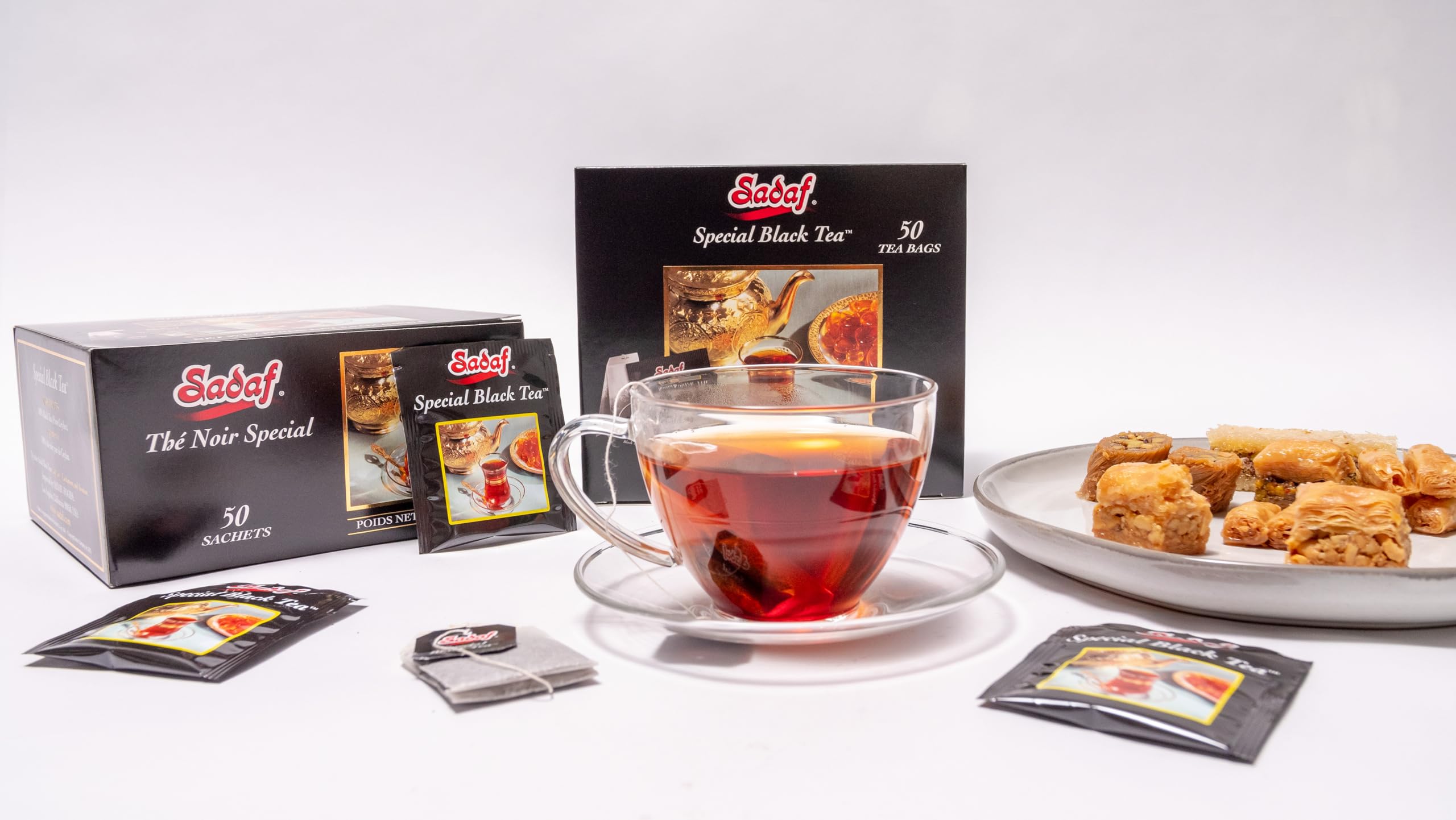 Sadaf Special Black Tea Bags - Pure Ceylon Black Tea - Product harvested in Sry Lanka - Kosher - 50 Bags - Image 9
