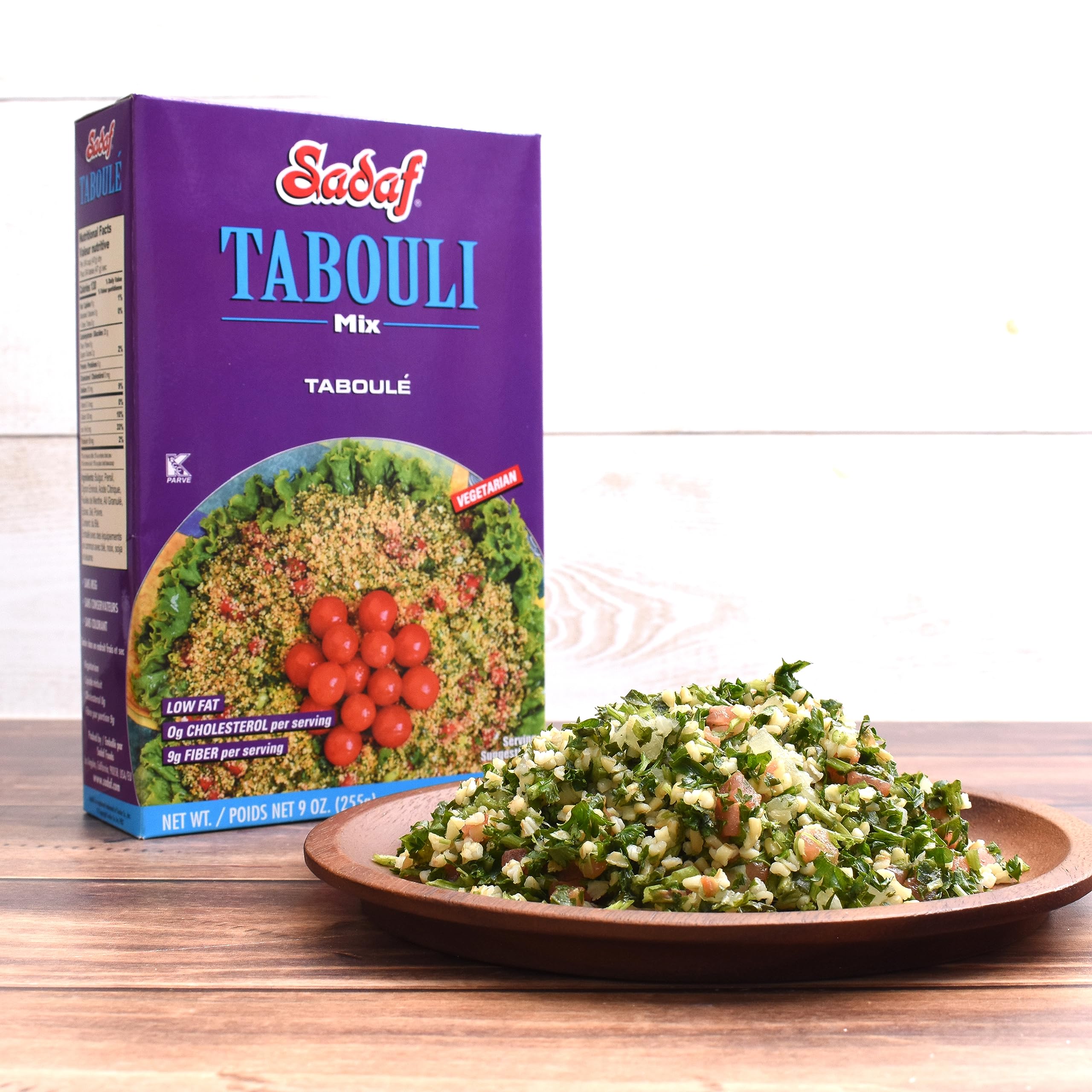 Sadaf Tabouli Mix - Classic Middle Eastern Dish - Vegetarian Tabouleh - Traditional & Healthy Meal - No MSG - No Artificial Coloring - Kosher - 9 Oz Box - Image 5